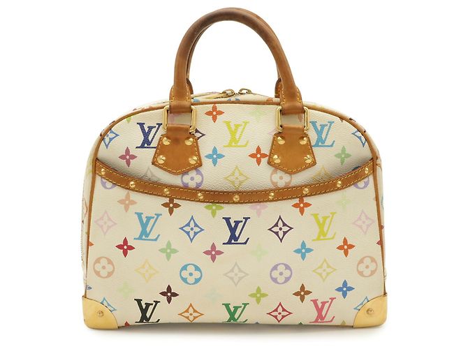 Borsa Louis Vuitton Monogram Multicolor Trouville Bianco Multicolore Monogramma - vista 2