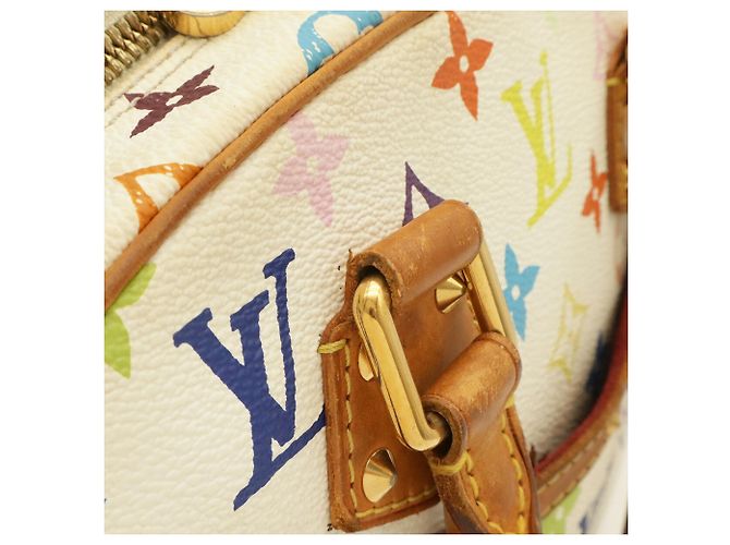 Borsa Louis Vuitton Monogram Multicolor Trouville Bianco Multicolore Monogramma - vista 5