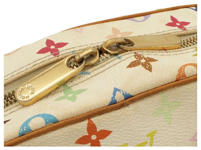 Borsa Louis Vuitton Monogram Multicolor Trouville Bianco Multicolore Monogramma - vista 7