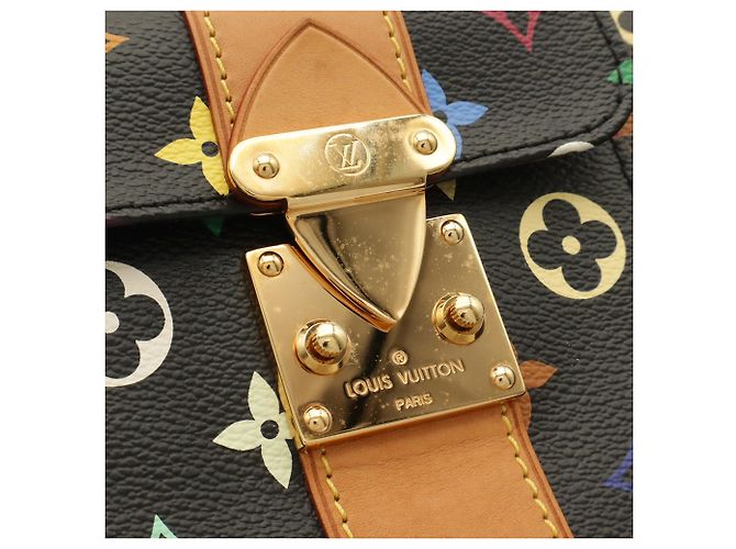 Bolso Louis Vuitton Monogram Multicolor Speedy 30 Negro Monograma - vista 5