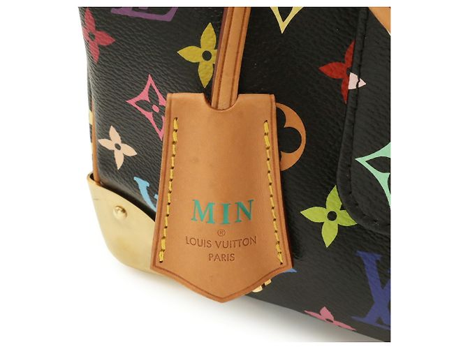 Bolso Louis Vuitton Monogram Multicolor Speedy 30 Negro Monograma - vista 6