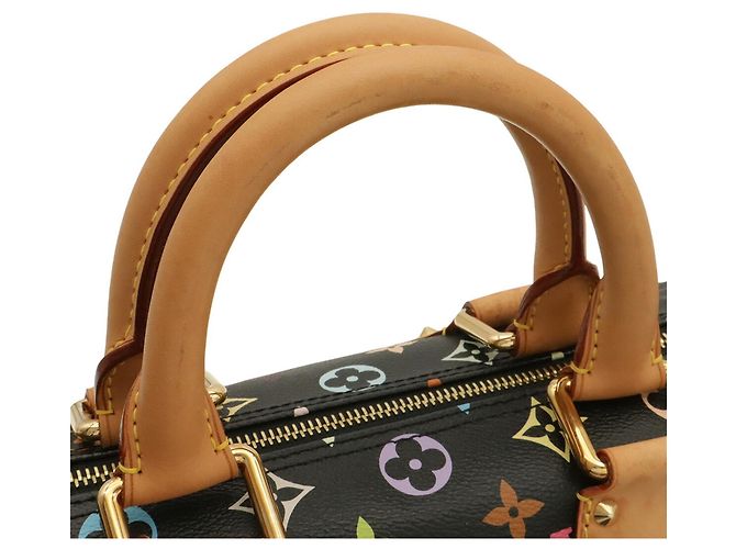 Bolso Louis Vuitton Monogram Multicolor Speedy 30 Negro Monograma - vista 7