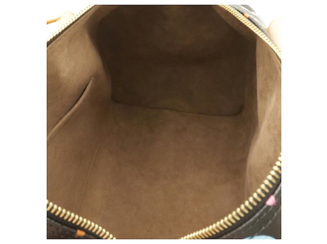 Bolso Louis Vuitton Monogram Multicolor Speedy 30 Negro Monograma - vista 9