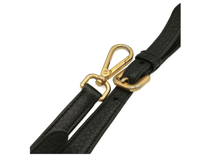 Borsa Tote Prada in pelle morbida Vitello Daino Nero - vista 6