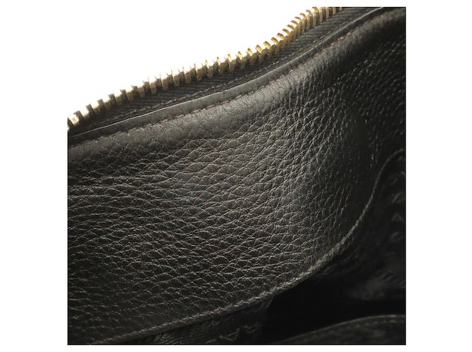 Borsa Tote Prada in pelle morbida Vitello Daino Nero - vista 9