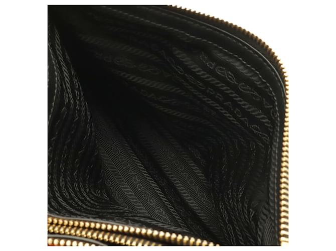 Clutch e borsa a tracolla in nylon Prada Nero - vista 7
