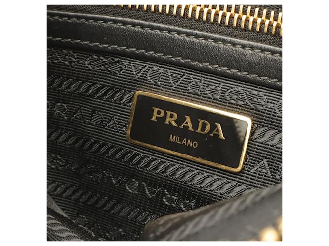 Clutch e borsa a tracolla in nylon Prada Nero - vista 8