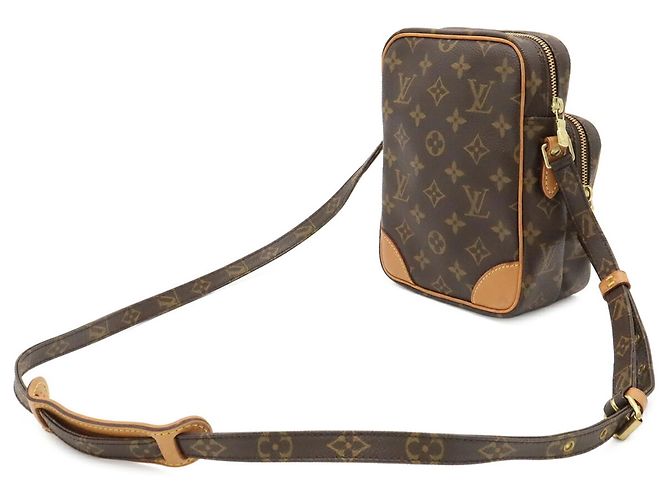 Borsa a tracolla Louis Vuitton Monogram Amazon Pochette Marrone Monogramma - vista 3