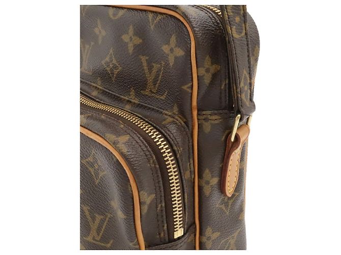 Borsa a tracolla Louis Vuitton Monogram Amazon Pochette Marrone Monogramma - vista 5