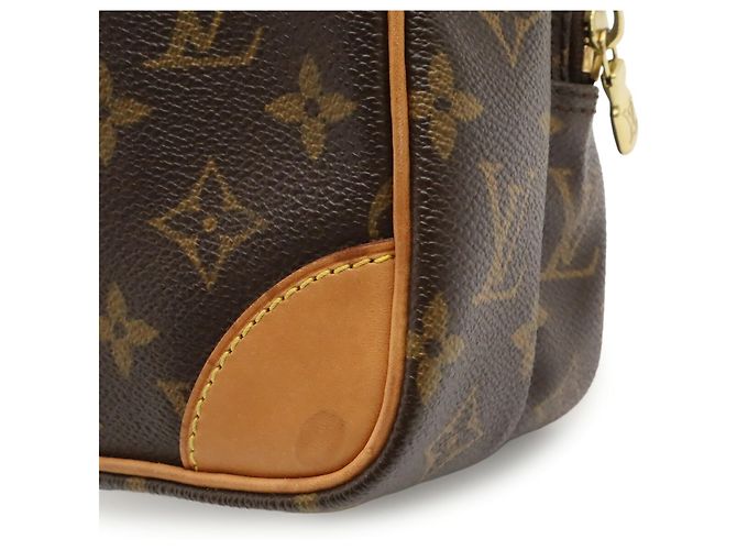 Borsa a tracolla Louis Vuitton Monogram Amazon Pochette Marrone Monogramma - vista 9