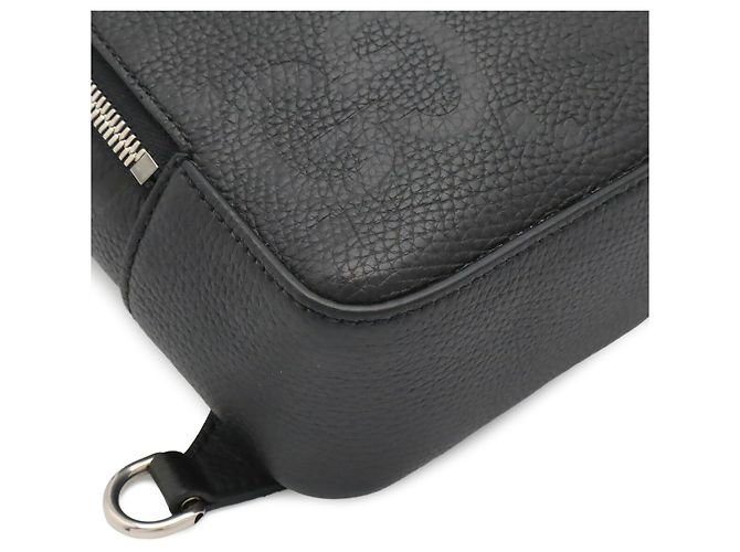 Borsa a tracolla GUCCI Jumbo GG in pelle nera Nero - vista 4