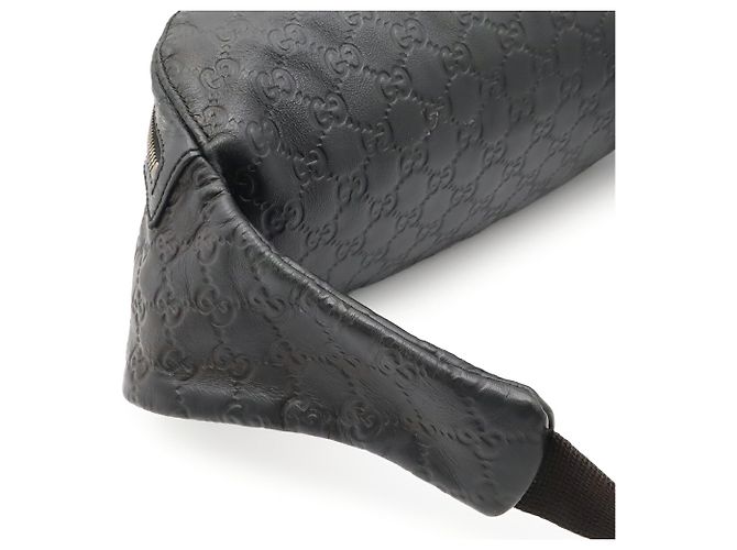 Pochette de taille Guccissima Gucci Noir Blanc - vue 5