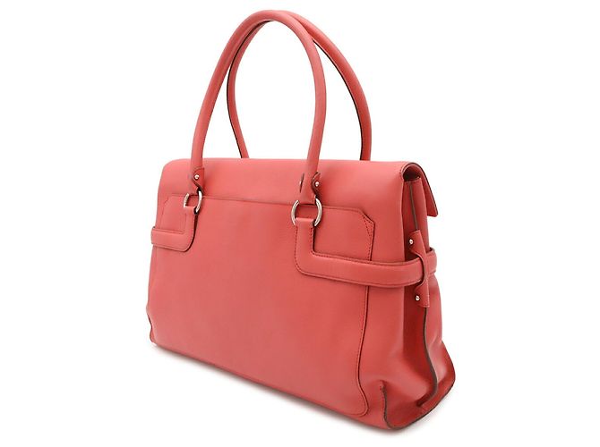 Borsa Tote/Spalla Salvatore Ferragamo Gancini Rosa - vista 3