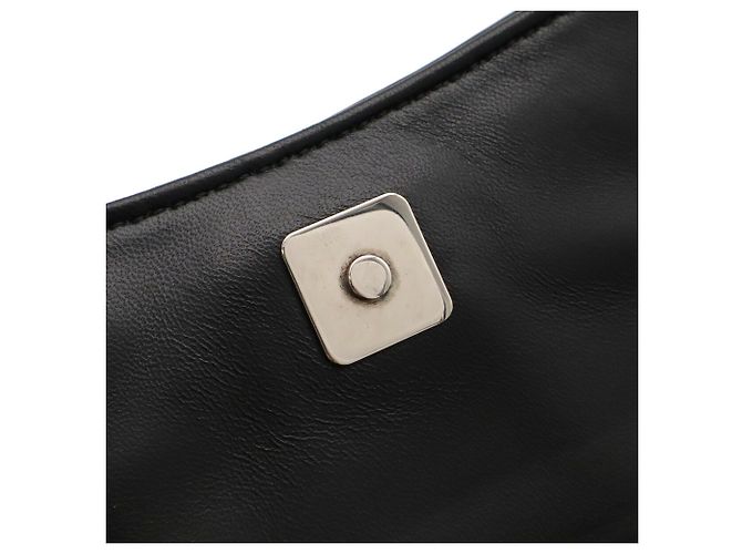 Borsa a tracolla piccola GUCCI Horsebit con catena Nero - vista 9