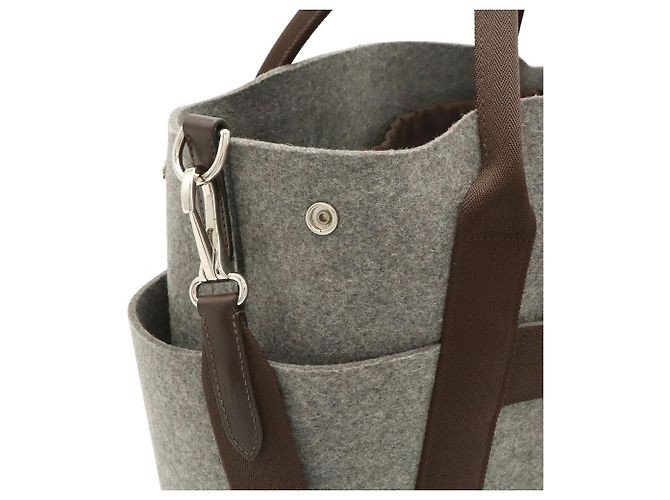 Hermès Borsa Hermes Sac de Pansage Groom Tote Bag Marrone Marrone scuro - vista 8