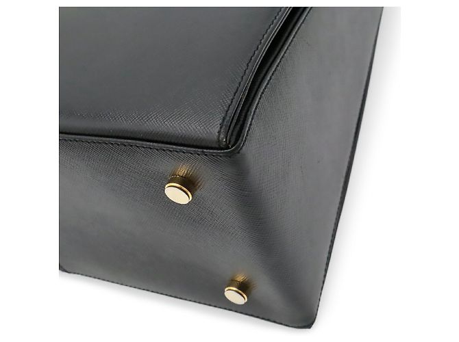 Borsa Salvatore Ferragamo Gancini Nero - vista 4