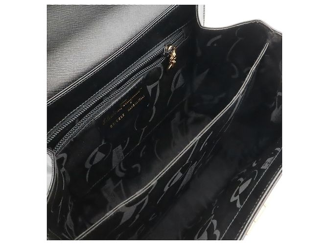 Borsa Salvatore Ferragamo Gancini Nero - vista 8