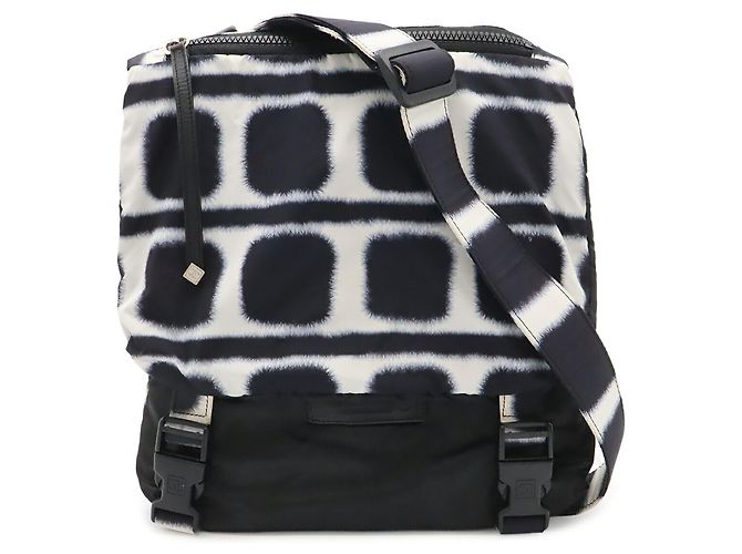 Borsa a tracolla reversibile Chanel Sport Line Nero Bianco - vista 2