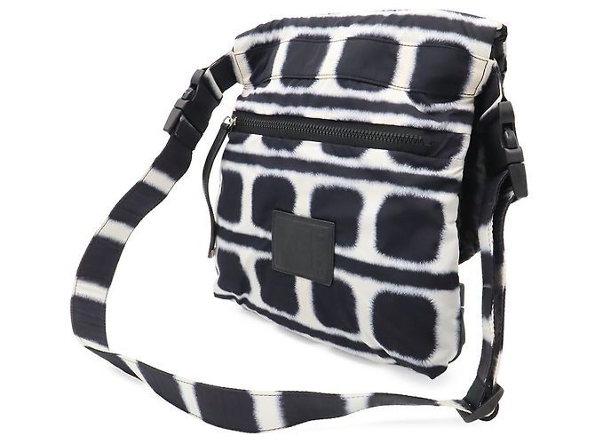 Borsa a tracolla reversibile Chanel Sport Line Nero Bianco - vista 3