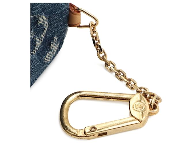 Speedy Pochette Louis Vuitton Monogram Denim Blu - vista 5