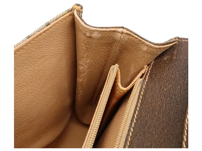 GUCCI Old GG Plus Shoulder Bag Pochette Marrone - vista 8