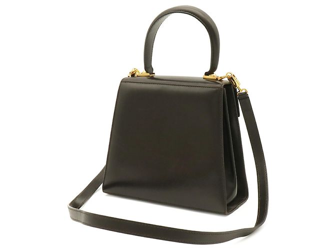 Borsa a mano/Borsa a tracolla Salvatore Ferragamo Gancini Marrone scuro - vista 3
