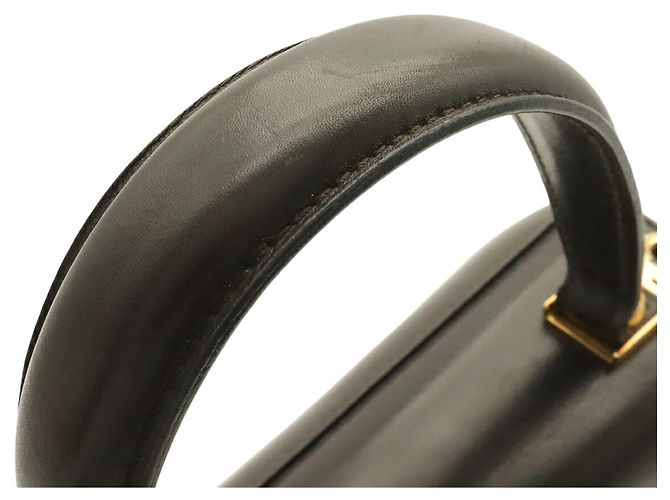 Borsa a mano/Borsa a tracolla Salvatore Ferragamo Gancini Marrone scuro - vista 7