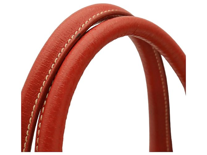 Borsa Tote Prada Triangle: Borsa a tracolla in tela e pelle beige e rosso - vista 5