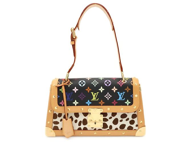 Borsa a tracolla Louis Vuitton Monogram Multicolor Sac Dalmatian Nero - vista 2