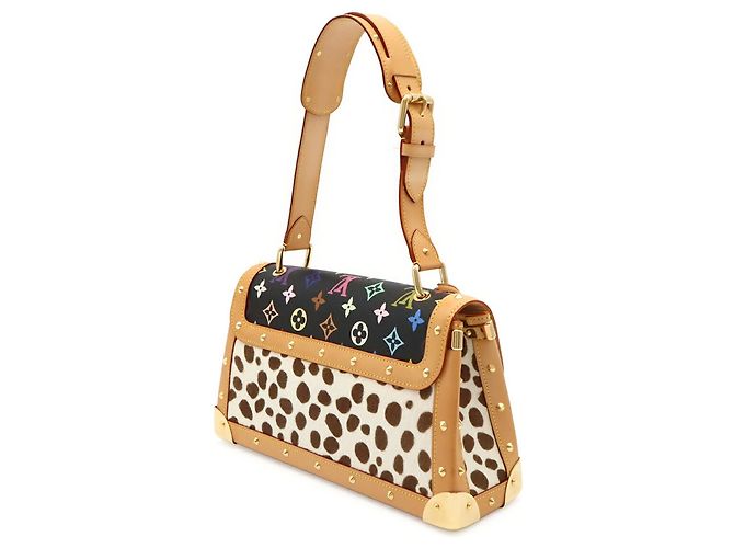 Borsa a tracolla Louis Vuitton Monogram Multicolor Sac Dalmatian Nero - vista 3