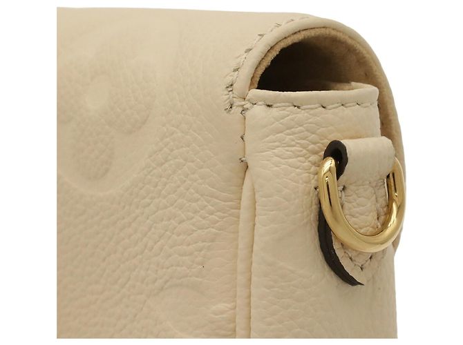 Borsa a tracolla Louis Vuitton Monogram Empreinte Wallet on Chain Ivy Crudo - vista 5