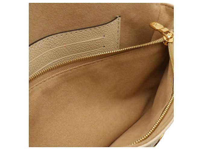 Borsa a tracolla Louis Vuitton Monogram Empreinte Wallet on Chain Ivy Crudo - vista 8