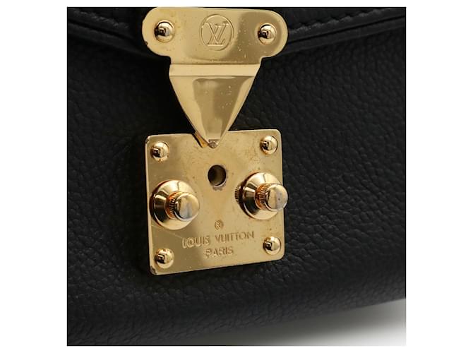Bolso de Hombro Louis Vuitton Monogram Empreinte Saint Germain BB Chain Negro - vista 6
