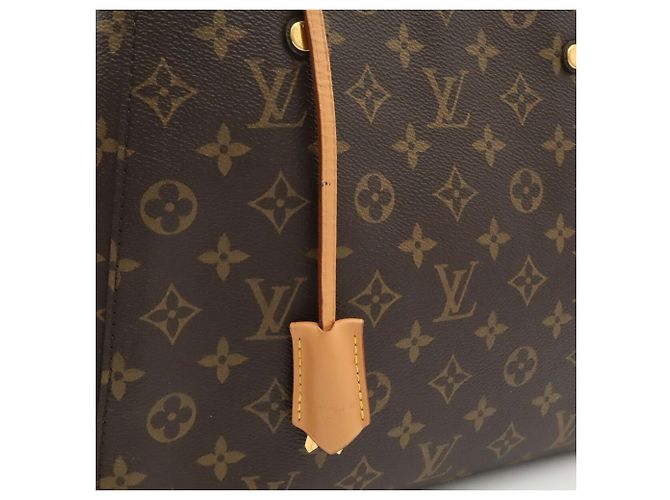 Borsa a mano e borsa a tracolla Louis Vuitton Monogram Montaigne MM Marrone - vista 10
