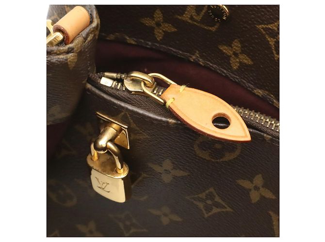 Borsa a mano e borsa a tracolla Louis Vuitton Monogram Montaigne MM Marrone - vista 6