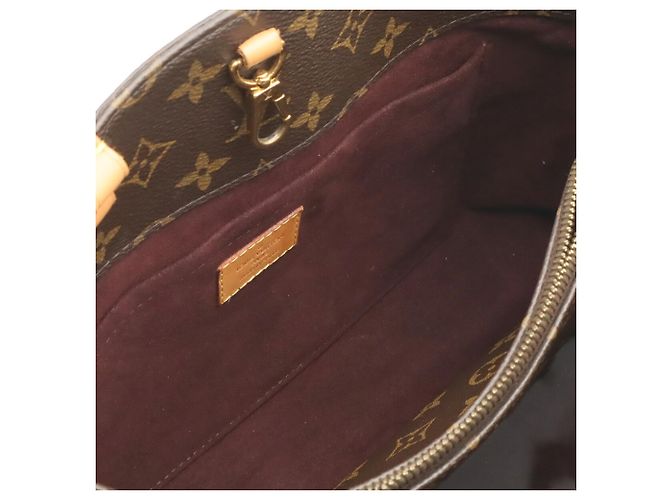 Borsa a mano e borsa a tracolla Louis Vuitton Monogram Montaigne MM Marrone - vista 7