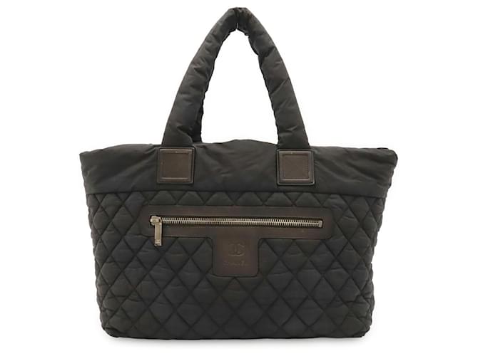 Borsa Tote CHANEL Coco Cocoon Medium Nero Rosso - vista 2