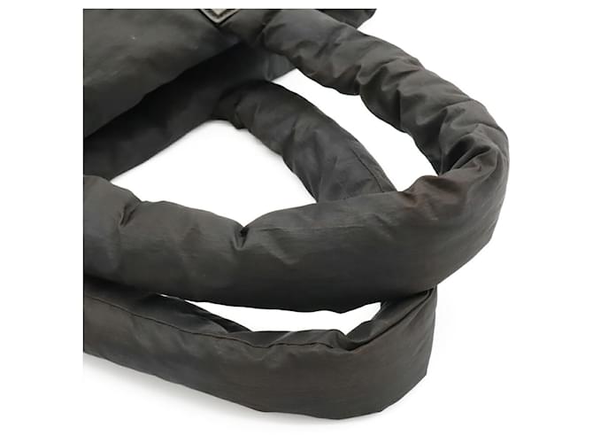 Borsa Tote CHANEL Coco Cocoon Medium Nero Rosso - vista 5
