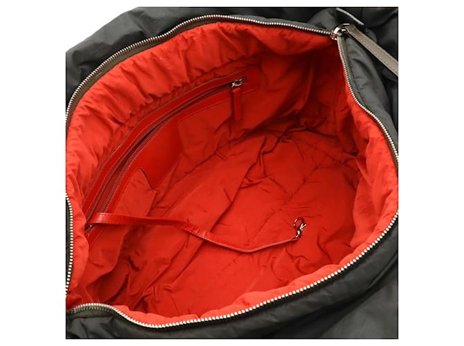 Borsa Tote CHANEL Coco Cocoon Medium Nero Rosso - vista 7