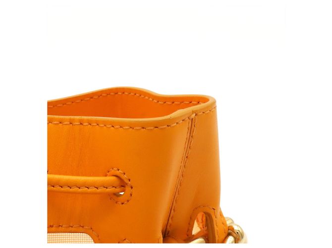 FENDI Borsa a tracolla stile handbag Mon Trésor Arancione - vista 5