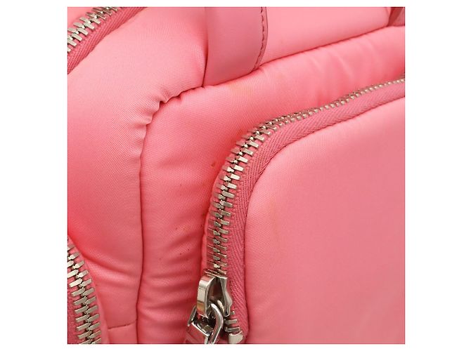 Bolsa de mão Triangle Prada em rosa Begonia - vista 10