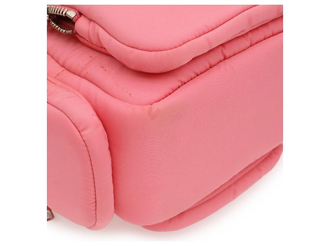 Bolsa de mão Triangle Prada em rosa Begonia - vista 4