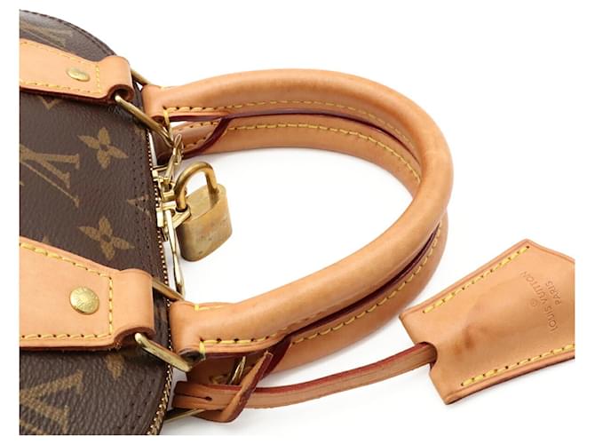 Borsa Louis Vuitton Monogram Alma BB Marrone Monogramma - vista 6