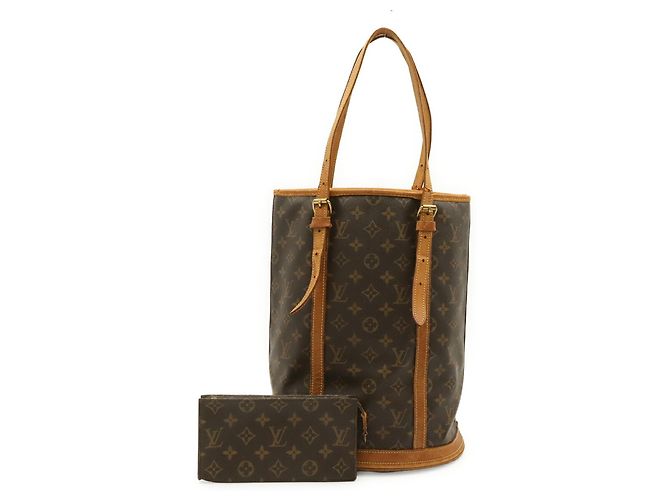 Borsa a tracolla tote Louis Vuitton Monogram Bucket GM Marrone Monogramma - vista 2