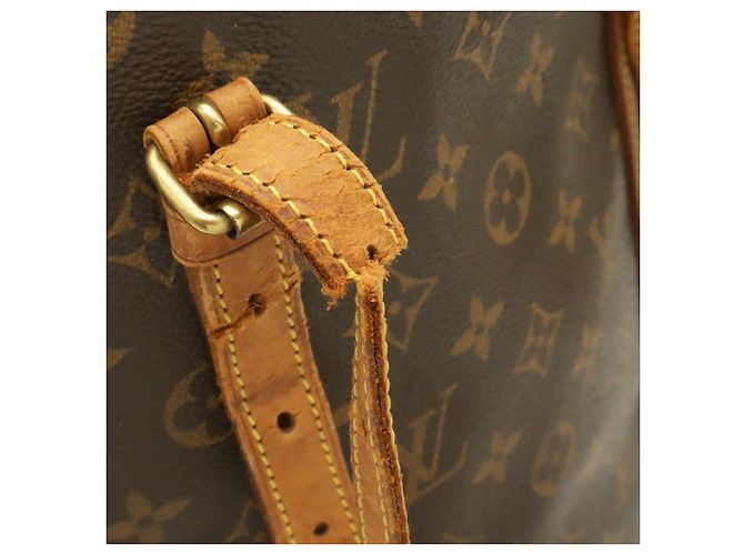 Borsa a tracolla tote Louis Vuitton Monogram Bucket GM Marrone Monogramma - vista 6