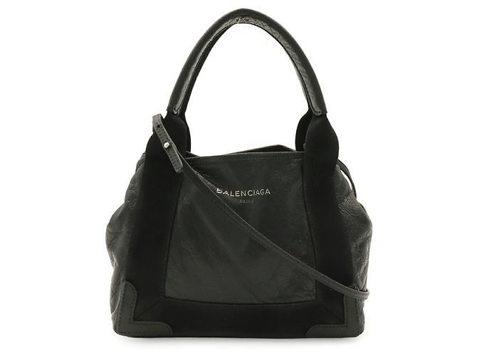 Everyday Borsa Tote Balenciaga in pelle nera Nero - vista 2