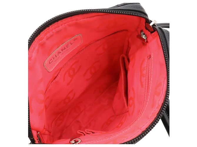 Borsa a tracolla Chanel Ligne Cambon Medium Pochette Nero Bianco - vista 8