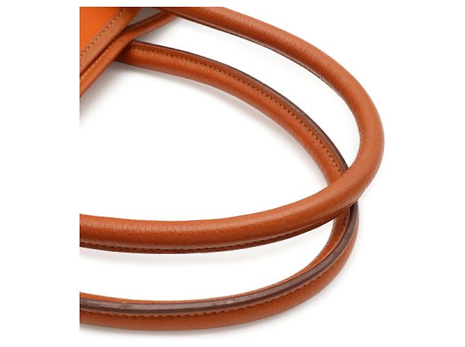 Hermès HERMES Garden PM Tragetasche Orange - Ansicht 5