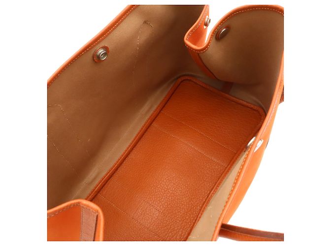 Hermès HERMES Garden PM Tragetasche Orange - Ansicht 6