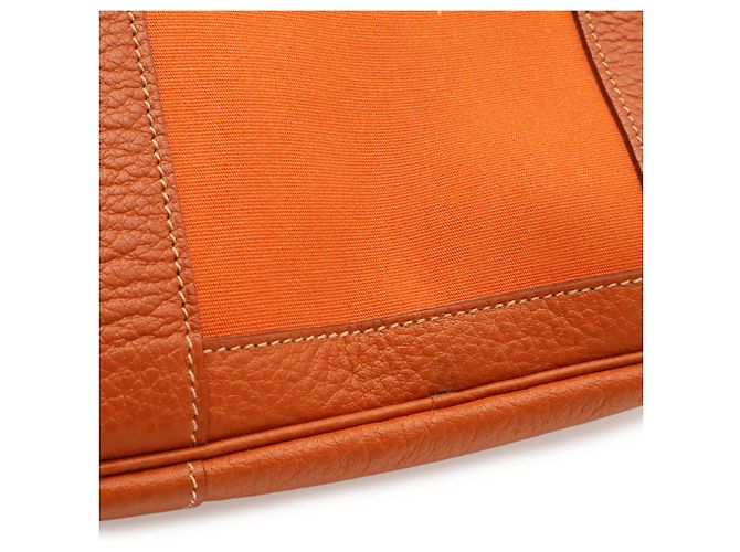 Hermès HERMES Garden PM Tragetasche Orange - Ansicht 9
